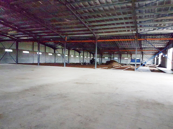 预制钢结构仓库建筑框架