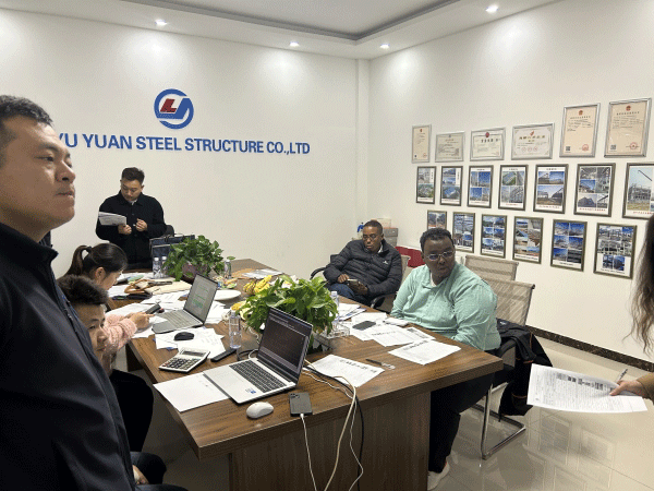 Kenyan clients from South Sudan visit