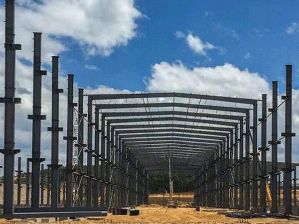 Export steel structure workshops   Prefabricated steel structure workshops  Light steel structure war